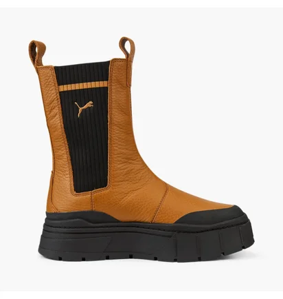 Чоботи жіночі Puma Mayze Stack Casual Chelsea Boot Brown 386742-01