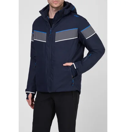 Куртка мужская CMP Jacket Zip Hood Detachable Blue 33Z1577D-N950