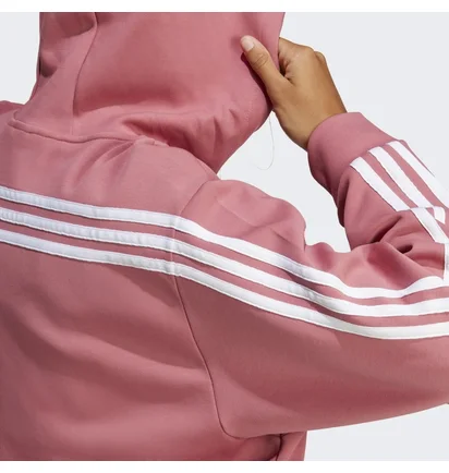 Толстовка женская Adidas Future Icons 3-Stripes Full-Zip Hoodie Pink IB8513