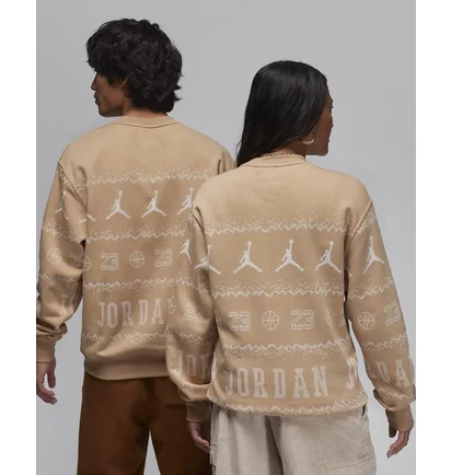 Світшот унісекс Air Jordan Essentials Holiday Fleece Crew Beige FD7463-200