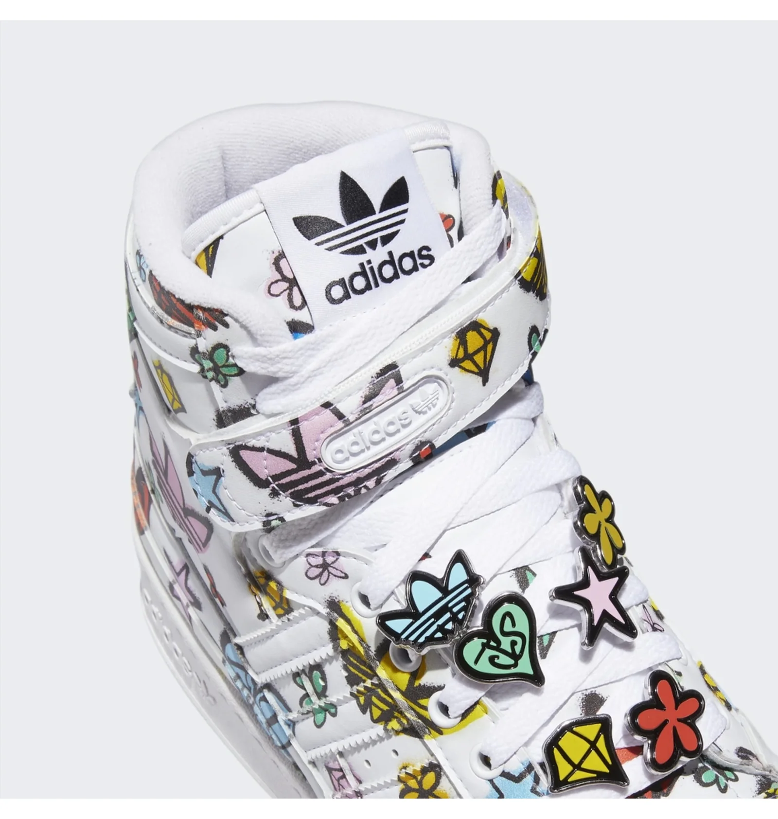 ᐉ Кросівки чоловічі Adidas Jeremy Scott Forum 84 Hi Mono Shoes