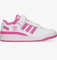 Кроссовки детские Adidas Forum Low J White/Pink FY7967