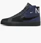 Кросівки унісекс Nike Sb Zoom Blazer Mid Premium Skate Shoes Blue/Black FD5113-400
