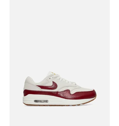 Кросівки жіночі Nike Air Max 1 Sneakers Sail White/Red FJ3169-100