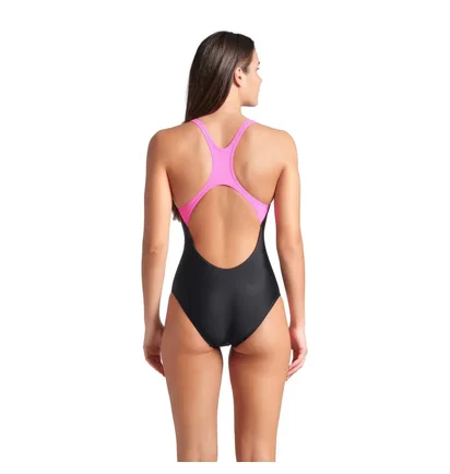 Купальник женский Arena Graphic Swimsuit Swim Pro Back Black 009024-590
