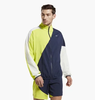 Ветровка мужская Reebok Running Woven Wind Jacket Blue/Yellow HT3709