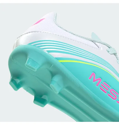 Бутсы детские Adidas F50 Messi League Fg/Mg Turquoise/White JQ0942