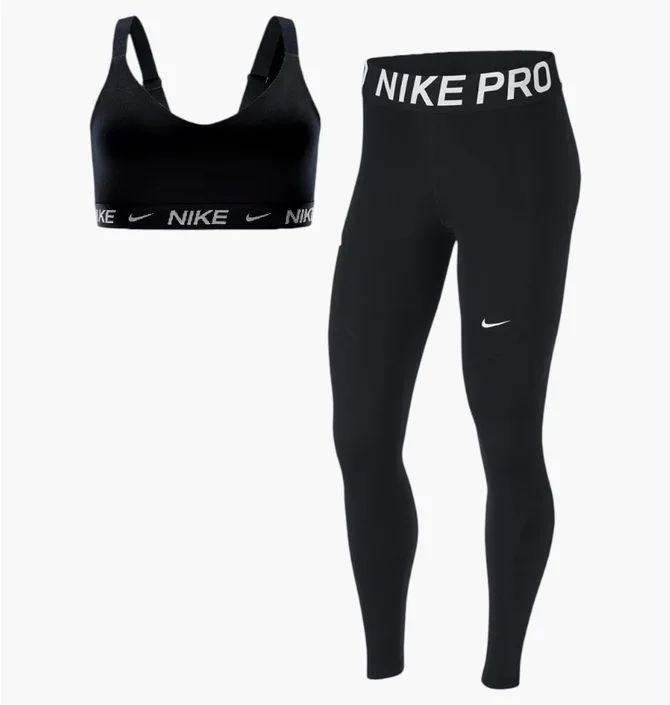 Спортивний костюм жіночий Nike Pro Black FD1065-011__AO9968-010