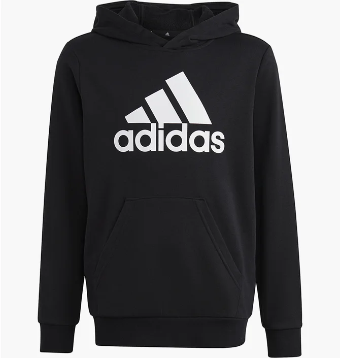 Худи детское Adidas Big Logo Essentials Cotton Hoodie Black HR6380