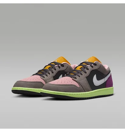 Кроссовки мужские Air Jordan 1 Low Grey/Multi HQ2010-005
