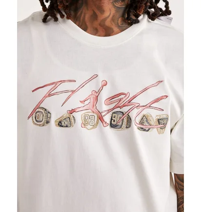 Футболка чоловіча Air Jordan Flight Essential Rings Tee White FN5966-133