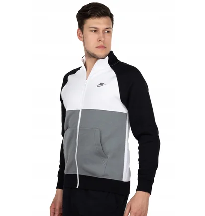 Спортивний костюм чоловічий Nike Takımı Tracksuit Grey/White Dn4366-010