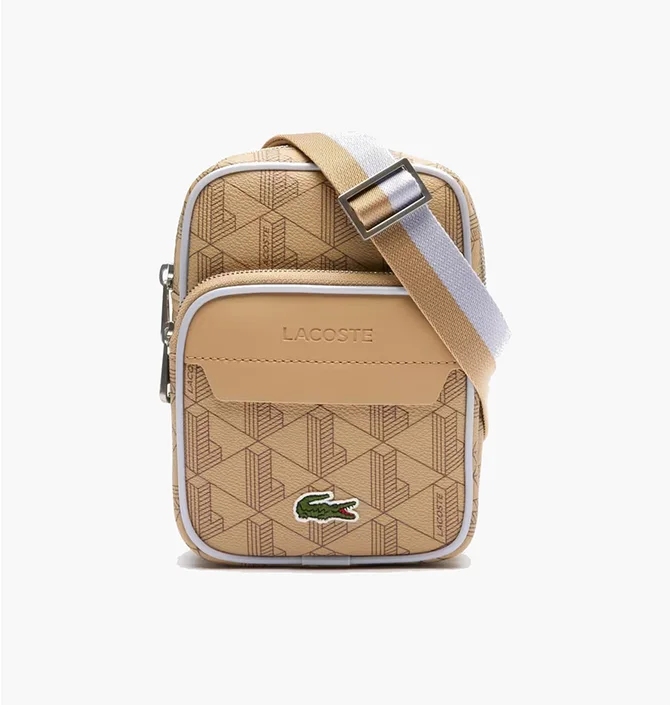 Сумка унисекс Lacoste The Blend Seasonal Unisex - Crossbody Bag Beige NH4585BG