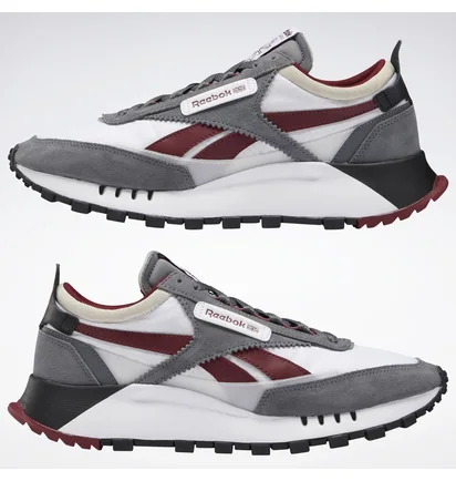Кроссовки мужские Reebok Cl Leather Legacy Cold Grey/White FY7748
