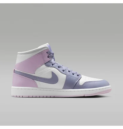 Кросівки жіночі Air Jordan 1 Mid Violet/White BQ6472-510