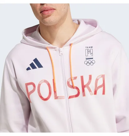 Толстовка мужская Adidas Poland Full-Zip Beige JF6684