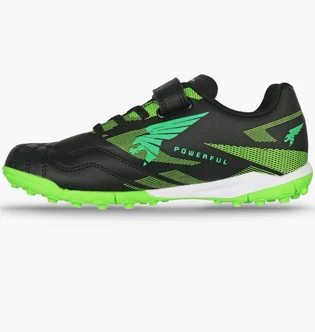 Сороконожки детские Joma Powerfull Tf Jr Black/Green POJS2601TFV