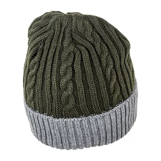 Шапка унисекс Jeep Twisted Tricot Hat J22W Green/Grey O102602-E858