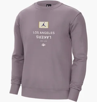 Свитшот мужской Nike Lal Flc Crew Violet FV8349-524