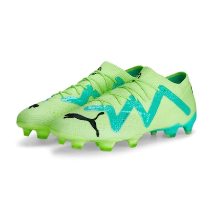 Бутсы унисекс Puma Future Ultimate Low Fg/Ag Green 107169-03