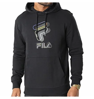 Худи мужское Fila Bever Hoody Black FAM018680001