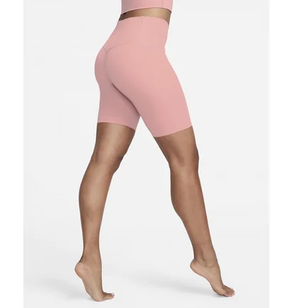 Топ женский Nike Zenvy WomenS Gentle-Support High-Waisted 8 Biker Shorts Peach DQ6003-618