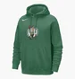 Худи мужское Nike Nba Boston Celtics Club Green FB4746-312