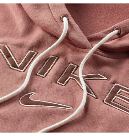 Худи женское Nike Nsw Phnx Flc Std Po Logo Hdy Peach HM9751-634