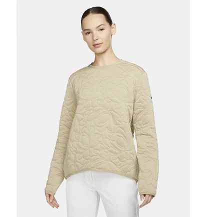 Лонгслив женский Nike Dri-Fit Long-Sleeve Golf Mid Layer Beige DO6790-250