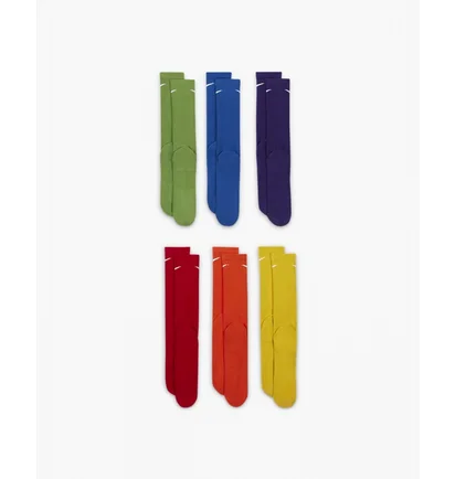 Носки унисекс Nike Ed Pls Csh Crw (6 пар) Multi Sx6897-903