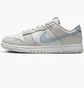 Кроссовки женские Nike Dunk Low White/Grey HF0023-100