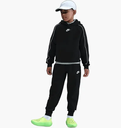 Спортивный костюм детский Nike Club Flc Hdy Black HQ9318-010