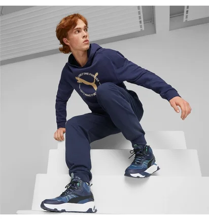 Кроссовки мужские Puma Trinity Mid Hybrid Blue 393985-01