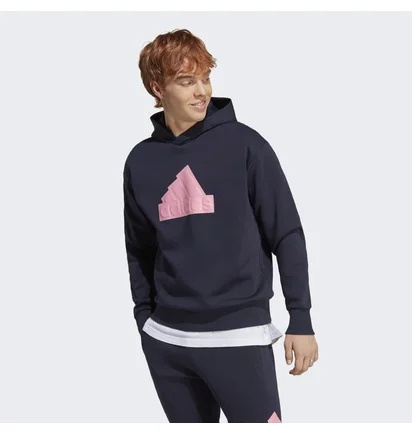 Худі чоловіче Adidas Future Icons Badge Of Sport Hoodie Blue Ic3747