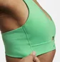 Топ женский Nike Indy Plunge Cutout WomenS Medium-Support Padded Sports Bra Green DV9837-363