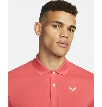 Поло мужское Nike The Polo Rafa Slim-Fit Polo Peach DD8532-850