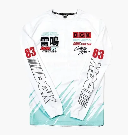Лонгслив мужской DGK Turbine Racing White CTS-1037-005