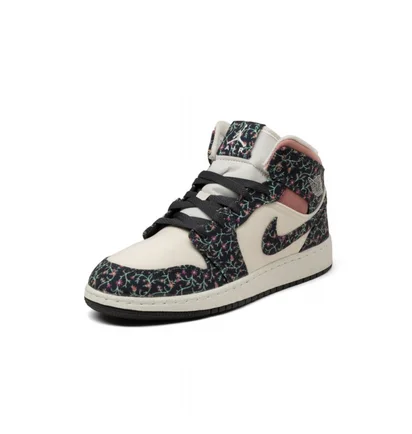 Кросівки дитячі Air Jordan 1 Mid Se Beige/Black FJ3451-001