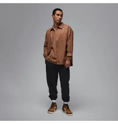 Рубашка мужская Air Jordan Essentials Butto-Down Brown FV7446-223