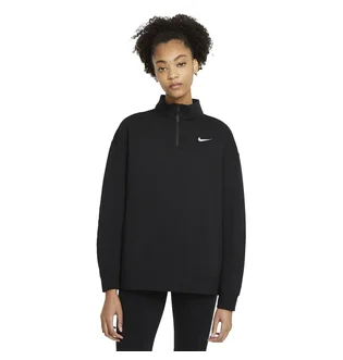 Толстовка женская Nike W Nsw Trend 1/4-Zip Fleece Black DC5424-010
