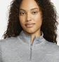 Кофта женская Nike 1/4 Dri-Fit Swift Uv Grey FB4316-084