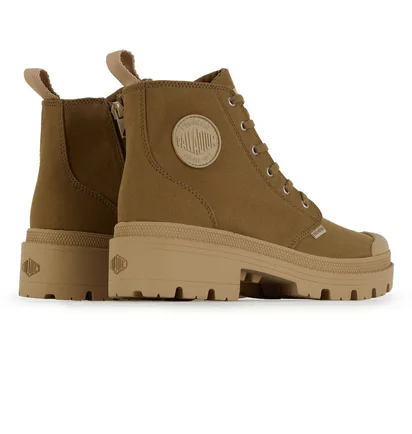 Черевики жіночі Palladium Pallabase Twill Grey 96907-204-M