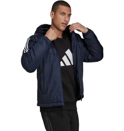 Куртка чоловіча Adidas Essentials Insulated Hooded Jacket Blue GT9165