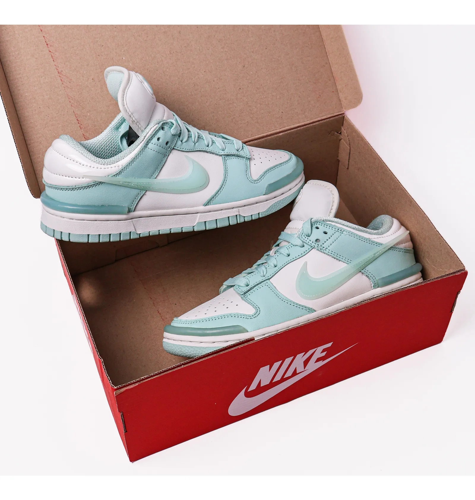 ᐉ Кросівки жіночі Nike Dunk Low Twist Shoes Turquoise/White
