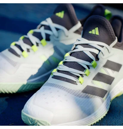 Кроссовки мужские Adidas Adizero Ubersonic 4.1 Tennis Shoes Green/White IF0444
