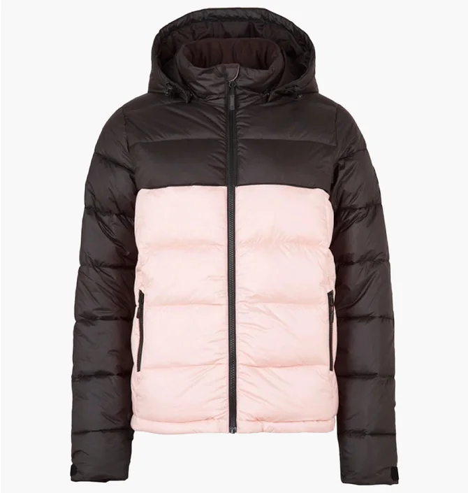 Пуховик жіночий O'Neill Originals Black/Pink 1500070-44021