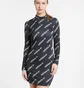 Платье женское Adidas Logomania Long Sleeve Dress Black Hm4892
