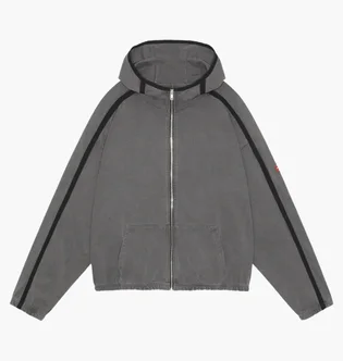 Толстовка мужская cav empt Overdye Taped Grey CES26CS17
