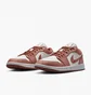 Кроссовки женские Air Jordan 1 Low Se WomenS Shoes White/Orange FN3722-801