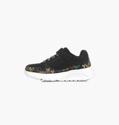 Кросівки дитячі Skechers Uno Lite Heart Craze Black 314091L-BKMT